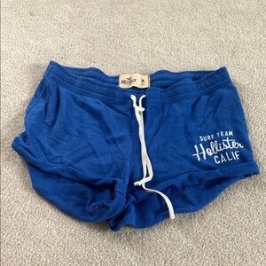 Hollister Royal Blue Drawstring Surf Team Shorts